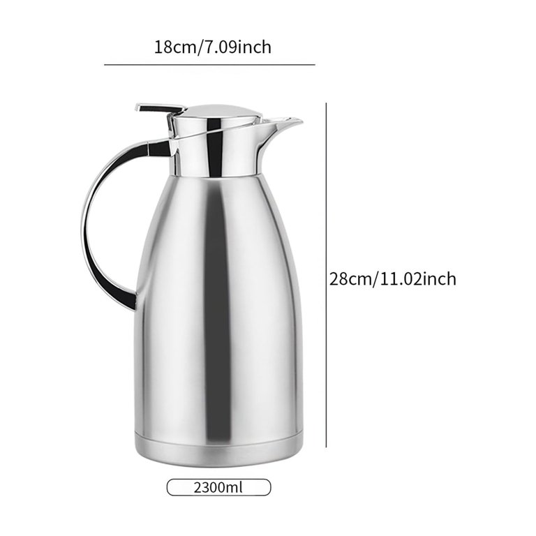  Insulated Teapot,Insulated coffee jug,1.8L/2.3L High