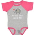 thumbnail image 3 of Inktastic My Great Uncle Loves Me Boys or Girls Baby Bodysuit, 3 of 5