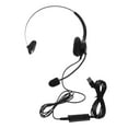 thumbnail image 1 of KAKOWELY H300 Monaural USB Headset Noise Cancelling Microphone and Volume Adjuster Headset for Computer Internet Calls VoIP Communication Skype Webinar Softphone Call Center (Black),6.3"X5.51"X1.38", 1 of 5