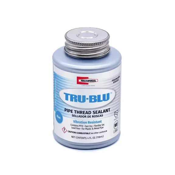 VAULT- 4 Oz. Tru-Blu Pipe Thread Sealant With Ptfe