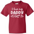 thumbnail image 3 of Inktastic I Love My Daddy with Hearts Youth T-Shirt, 3 of 5