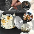 thumbnail image 4 of Yayeee Ashtray with Lid for Cigarette Smokeless Stainless Steel Home Ash Holder, Halloween Cute Ghosts, 4 of 7