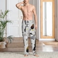 thumbnail image 2 of Fotbe Animal Bird Pantalones de Pijama para Hombre, Pantalones de Dormir, Pantalones de Casa con Cintura Ajustable y Bolsillos-3X-Large, 2 of 6