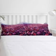 thumbnail image 5 of Spring Red Flowers King Size Comforter Set, Pastoral Oil Painting Texture Soft Bedding for All Seasons, 4 Pcs Bed Set with 1Comforter (90"x106") ,1 Sheet(94"x116"), 2 Pillowcases (19"x35"), 5 of 7