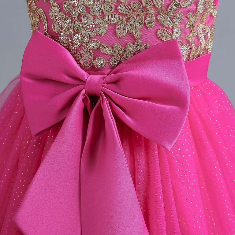 teenager christmas pageant dresses 4-14Y Lace Teenagers Kids Girls Wedding Long Dress elegant Princess Party  Pageant Christmas Formal Sleeveless Dress Clothes