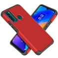 thumbnail image 3 of Kaleidio Case For TCL 20 XE [Astro Armor] Rugged Slim [Shockproof] Impact Protector Hybrid Cover [Red/Black], 3 of 6