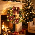 thumbnail image 4 of Christmas DIY Pearl Art Kit with LED String Lights, 9.84-Inch Acrylic Hanging Ornament Craft Set with Pearl Beads, Gems, Applicator Tools and Chain for Holiday Decorating, 4 of 7
