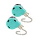 thumbnail image 4 of 2 cadenas de tracción para interruptor de luz de ventilador, accesorio de alto rendimiento para control de luces de gabinete de control de dos cables cadena de plata, 4 of 8