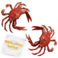 thumbnail image 1 of Figura de juguete The Little Green Change Red Crab 13x17 cm, 2 unidades, 1 of 9
