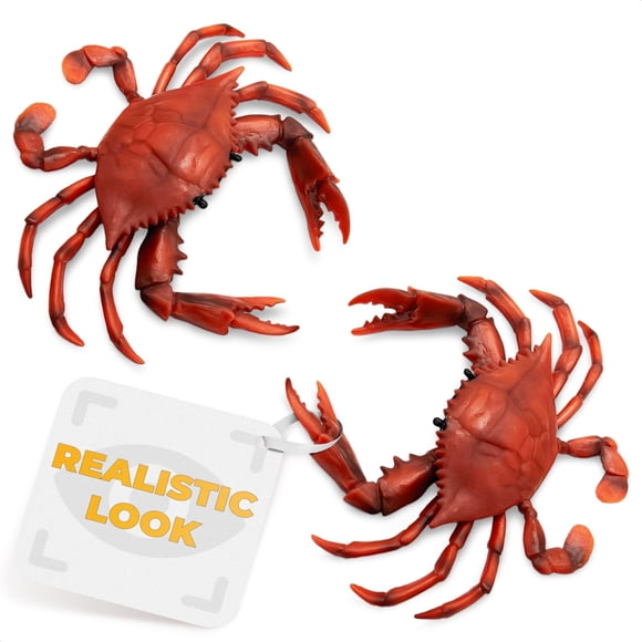 Figura de juguete The Little Green Change Red Crab 13x17 cm, 2 unidades