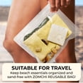 thumbnail image 6 of ZOMCHI 2-Pack Exfoliating Soap Saver Bags for Bar Soap, Dual-Textured Wash Pouches for Gentle & Deep Scrub (Yellow), 6 of 7