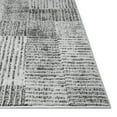 thumbnail image 5 of Better Homes & Gardens Grey Linear Square Geo High-Low Indoor Area Rug, 5' x 7', 5 of 6
