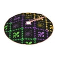 thumbnail image 2 of Kll Mardi Gra Geometric Christmas Tree Skirt 30",Party Decorations Farmhouse For Christmas Decorations Holiday Party, 2 of 8