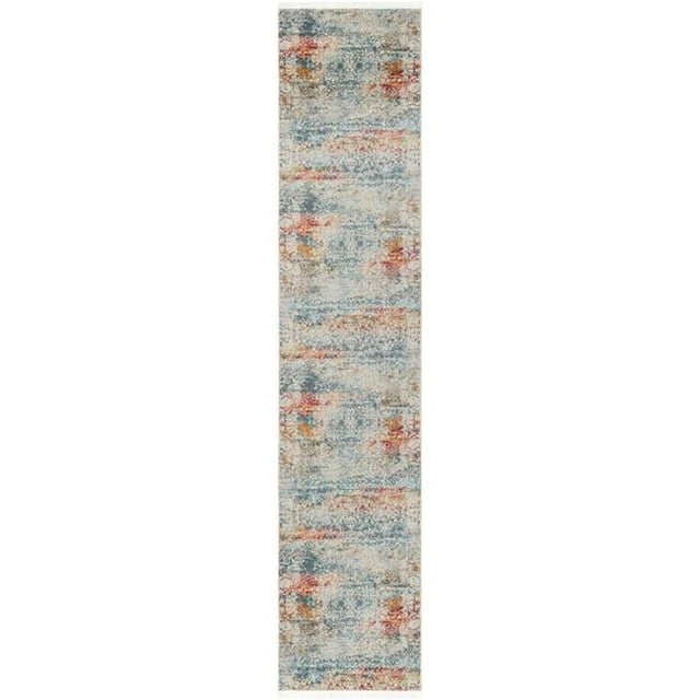 Unique Loom 3153488 2 ft. 7 in. x 12 ft. Panamericana Baracoa Runner Rug, Ivory