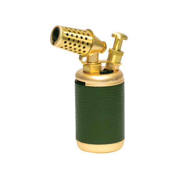 Truman Desktop Torch Lighter - Gold & green