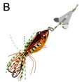 thumbnail image 4 of Spinnerbait Frog Lure Fishing Lure for Targeting Black Bass W/ Rotating Sequin, 4 of 8
