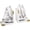white, variant on Wiywef Bookends for Shelves Bookstand Bookend Creative Handmade Books Office Desktop Sailing Model to Decorate Bookshelf Library Heavy Duty Book Ends, Book Stopper