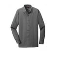 thumbnail image 3 of Red House Adult Male Men Shirt Collar Long Sleeves Shirt Black X-Large, 3 of 4