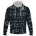 thumbnail image 1 of Sudadera con capucha y cremallera para niño y niña, con estampado 3D de fórmula matemática, estilo Harajuku, cuello redondo, informal, de manga larga, 1 of 6