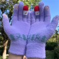 thumbnail image 4 of NMMUED Christmas Gloves Christmas Gifts for Women Cute Gloves Warm Gloves Cute Winter Gloves Warm Winter Gloves for Women Womens Gloves for Cold Weather Purple One Size, 4 of 4