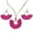 Rose Red, variant on Xinyolin Vintage Fan Shape Tassel Circle Pendant Necklace, Hook Earrings Women's Jewelry Set