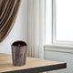 thumbnail image 4 of IDEANATEGRATE Trash Can for Bathroom with Vintage Wood Grain Large Capacity and Brown PP Material, 4 of 6