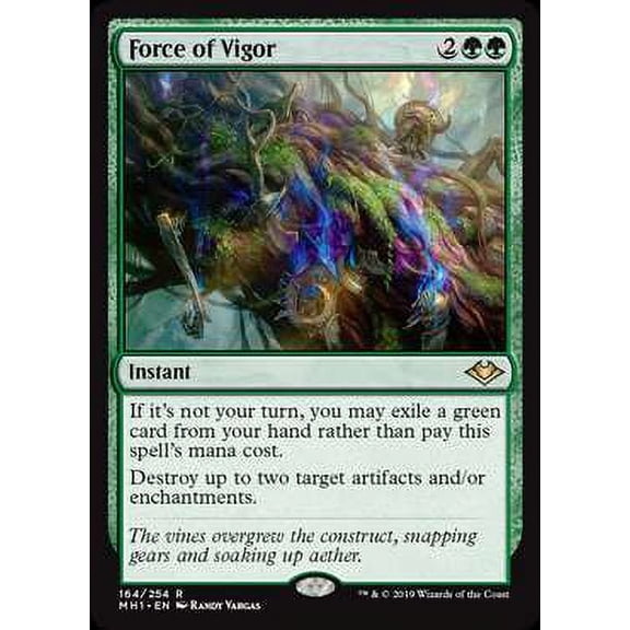 Collectible MtG Modern Horizons Rare Force of Vigor