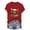 Red Tops Jsaierl, variant on Merry Christmas Shirts for Women Funny Cow Graphic Tees Petite Going Out Crewneck T-shirt Short Sleeve Tunic Blouse Tops S-3XL