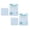 Blue, variant on 2 Pcs Sticky Notes 200 Sheets Self-Stick Pads Bright Colors Sticky Note Light Colors Self-Adhesive Reusable Notepads Recycled Paper Sticky Notes for Office and Home, 3x3 Inch, Blue