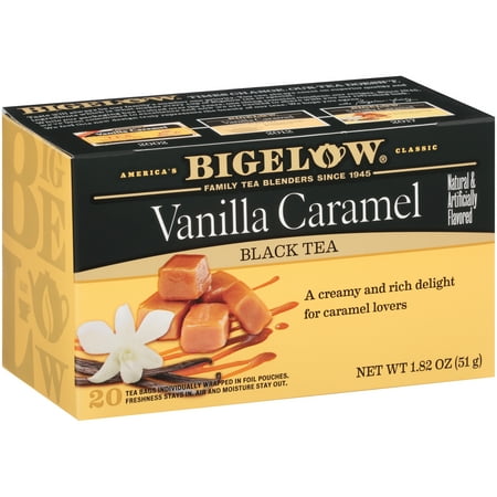 - (6 Boxes) Bigelow, Vanilla Caramel, Tea Bags, 20 Ct