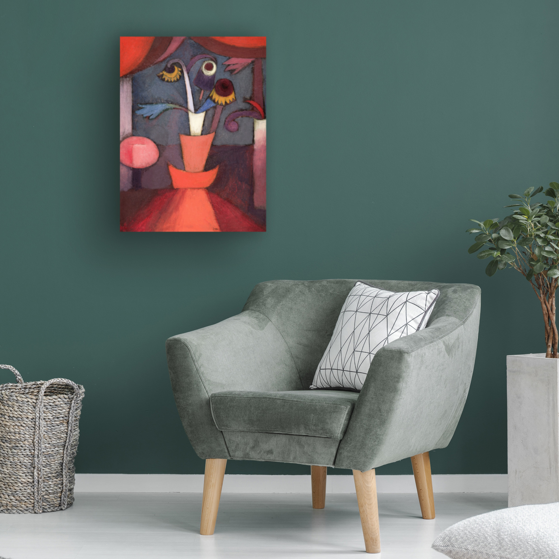 Trademark Fine Art Pictufy Autumn Flower 1922 Canvas Wall Art