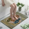 thumbnail image 5 of Coolnut Doormat Home Sweet Home Wooden Heart Lightweight Non Slip Indoor Outdoor Entryway Rugs Floor Mat for Bathroom Kitchen Entrance 31x20in, 5 of 6