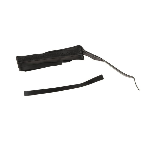 Ruiboury Ruban de Préhension pour Raquette de Pickleball Haute Performance Remplacement Ruban de Préhension Noir 2.5x75cm