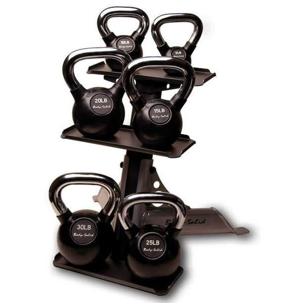 Kettle Bell and Rack Set