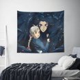 thumbnail image 6 of Howls Moving Castle Wall Tapestry Cartoon Poster Wall Hanging Tapestry for College Dorm Living Room Bedroom Decoration 59x59 Inch, 6 of 7