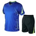 thumbnail image 4 of Tracksuit Men Set Mens 2 Pieces Sets Summer Casual Clothing Fitness Tracksuits Set, 4 of 5