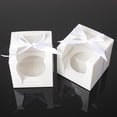 thumbnail image 3 of simhoa 12/Set Kraft Cake Cupcake Boxes Bakery Box with Widow/Ribbon Wedding Party Gifts White, 3 of 8