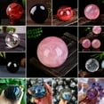thumbnail image 3 of K-KED 60mm Natural Clear Quartz Crystal Ball Healing Mineral Gemstone Sphere W/ Stand, 3 of 9