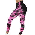 thumbnail image 5 of YOIAVAIOY Women's Christmas Leggings Wine Glass Print Tights Stretchy High Waisted Yoga Pants Buttery Soft Milk Silk Legging Multicolor M, 5 of 8