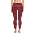 thumbnail image 2 of Red Heart Black Leggings, Heart Yoga Pants, Heart Leggings, 2 of 7