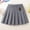 Gray, variant on NAISIBABY Girls Pleated Skirt 10-12T, A-line High Waist Cute Graphic School Uniform Skirt Coffee(4-14T)