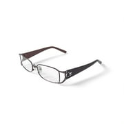 Luxe Womens WLO317 Rectangular Rectangular Prescription Eyeglasses with Case, Pink