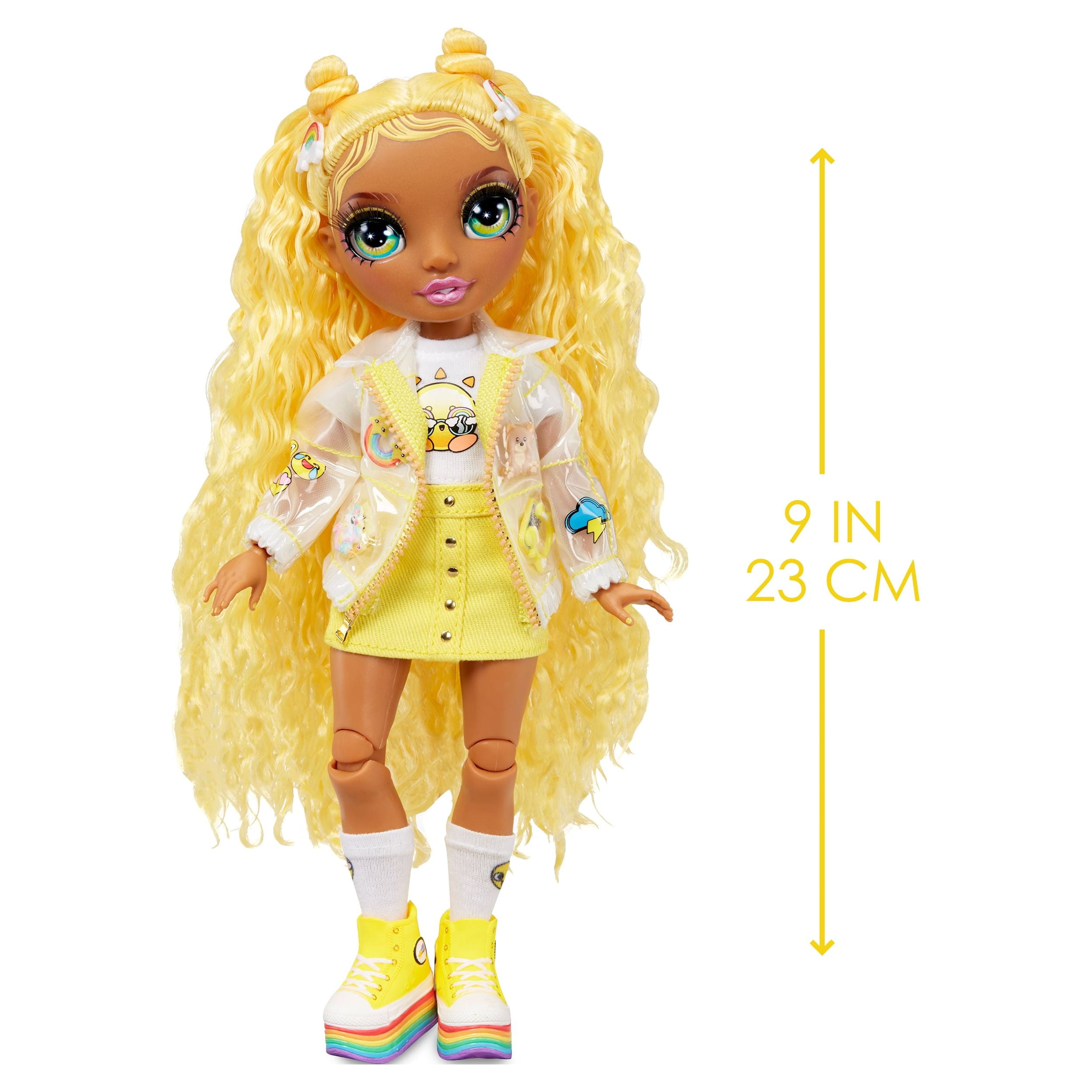 Rainbow high jr high poppy rowan - poupée de mode de 9 pouces avec  accessoires de poupée, 1 ea