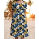thumbnail image 4 of Vestido Medlor para mujer con estampado floral bohemio de verano y bolsillos, 4 of 6