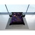 thumbnail image 4 of Pavo Real Decoración Púrpura Estética Juego de Cama Completo, Lujosa Funda Nórdica Queen,, 4 of 4