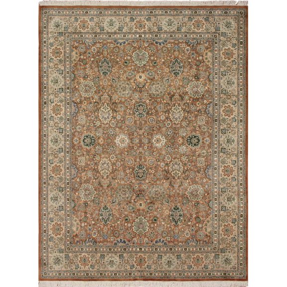 Wali Aekerley Rust/Beige Rug, 7'11" x 10'4"