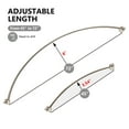 thumbnail image 6 of Utopia Alley Rustproof Wall Mounted Curved Shower Rod, Aluminum, 44" to 72" Wide, Brushed Nickel, 6 of 10