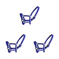 thumbnail image 3 of Methold Acolchado Halter Pony Bridle Head Collar Gran resiliencia Equipo de protección Protección Handly Wear Suministros para caballos Type1 NO1, 3 of 6