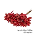 thumbnail image 5 of Moyic Craft Mixed Red Artificial Flower Cherry Stamen Berries Bundle DIY Christmas Wedding Cake Caja de regalo Decoración Flores artificiales Tipo8 8 piezas Moyic HA002022-08, 5 of 5