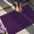 thumbnail image 4 of Purple Black Ornament Eye Pattern Door Rugs,Washable Non Slip Door Mats Indoor,Decorative Door Mats,Entry Mat Indoor for Entrance,Bedroom,Kitchen,Bathroom,20"x32", 4 of 6